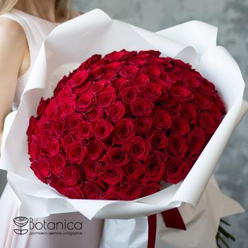 Букет 101 красная роза